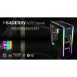 PCケース ATX 対応 SABERAY ADV Rev.2 [ECA3501ABA-RGB] 自作 パーツ ゲーミングPC Discount