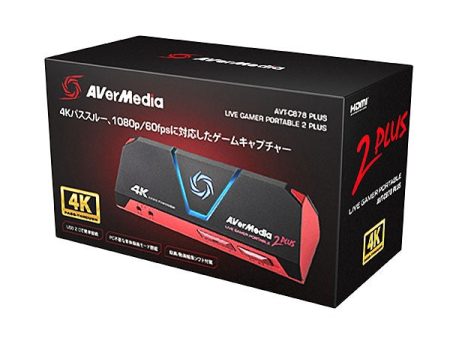 AVerMedia アバーメディア  HDMIゲームキャプチャー Live Gamer Portable 2 PLUS AVT-C878 PLUS USB2.0  HDMI 接続 For Sale