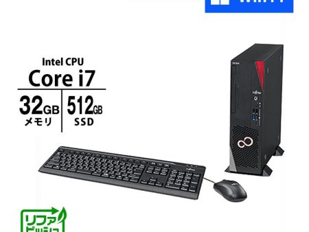 デスクトップ PC 富士通 CELSIUS J5012 Core i7-13700 メモリ32GB SSD512GB Windows11 Workstation リファビッシュ パソコン 2023年モデル For Discount