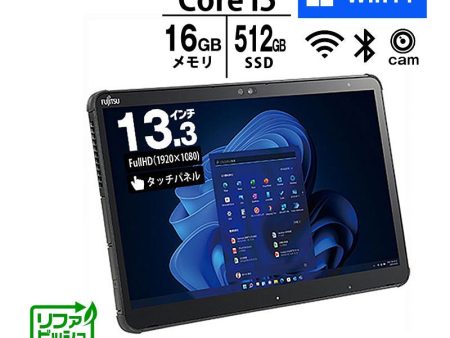 タブレット PC 富士通 13.3型 フルHD STYLISTIC Q7312 NB Core i5-1245U メモリ16GB SSD256GB 無線LAN Windows11 リファビッシュ パソコン Hot on Sale