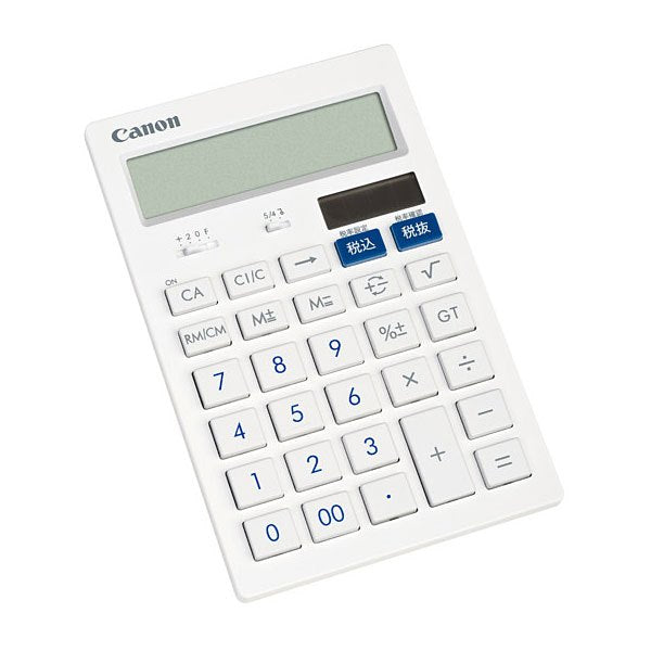 【アウトレット】 Canon 中型卓上サイズの抗菌キレイ電卓 [HS-121T] Online Sale