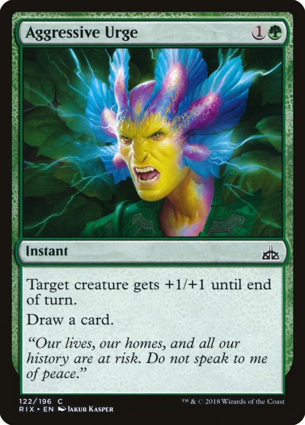 Aggressive Urge [Rivals of Ixalan] Online now