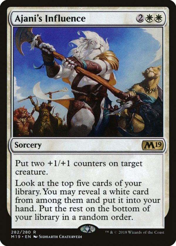 Ajani s Influence [Core Set 2019] Online Hot Sale