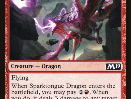 Sparktongue Dragon [Core Set 2019] For Cheap