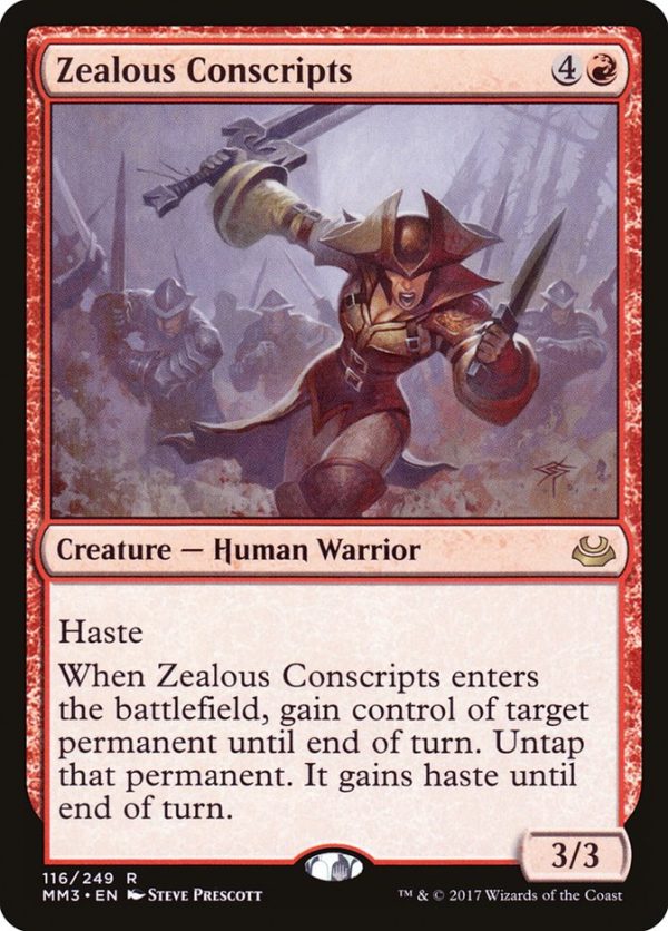 Zealous Conscripts [Modern Masters 2017] Online