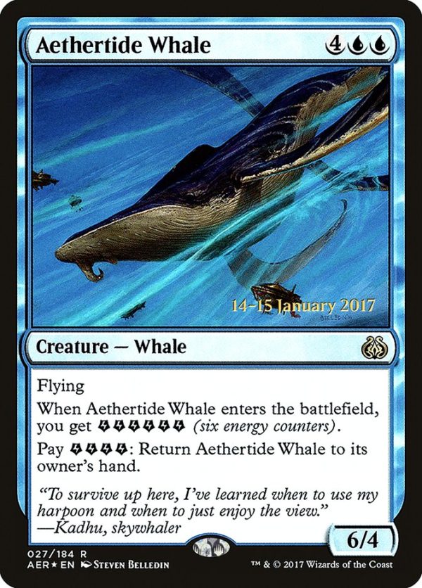 Aethertide Whale [Aether Revolt Prerelease Promos] Cheap