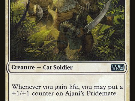 Ajani s Pridemate [Magic 2015] Online Sale