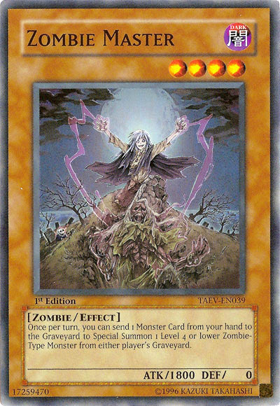 Zombie Master [TAEV-EN039] Super Rare For Cheap