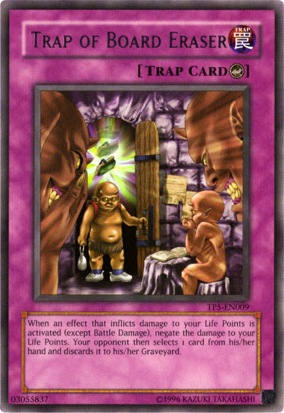 Trap of Board Eraser [TP5-EN009] Rare For Sale