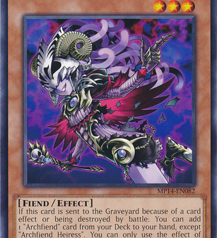 Archfiend Heiress [MP14-EN082] Rare Online now