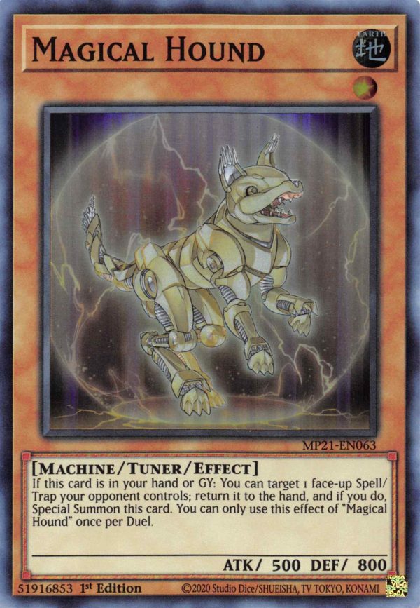 Magical Hound [MP21-EN063] Super Rare Online