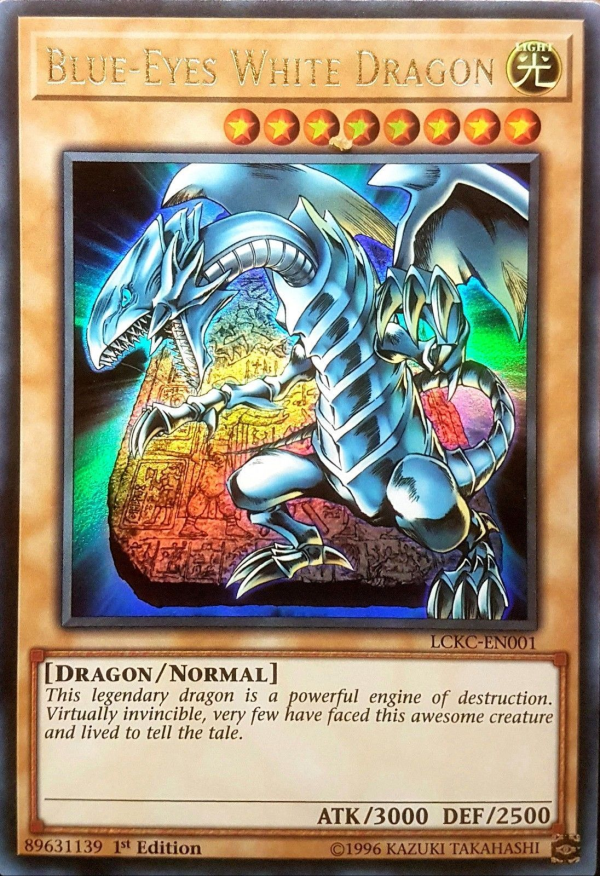 Blue-Eyes White Dragon (Version 4) [LCKC-EN001] Ultra Rare Discount