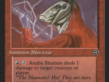 Anaba Shaman (Irini Sengir Flavor Text) [Homelands] For Discount