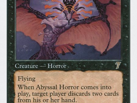 Abyssal Horror [Seventh Edition] Hot on Sale