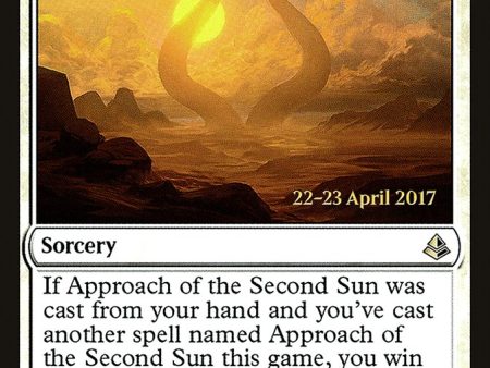 Approach of the Second Sun [Amonkhet Prerelease Promos] For Discount