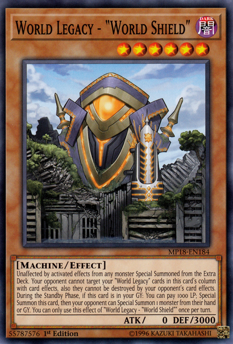 World Legacy -  World Shield  [MP18-EN184] Common Discount